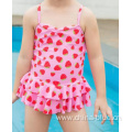 Girl's knitted summer bath suit